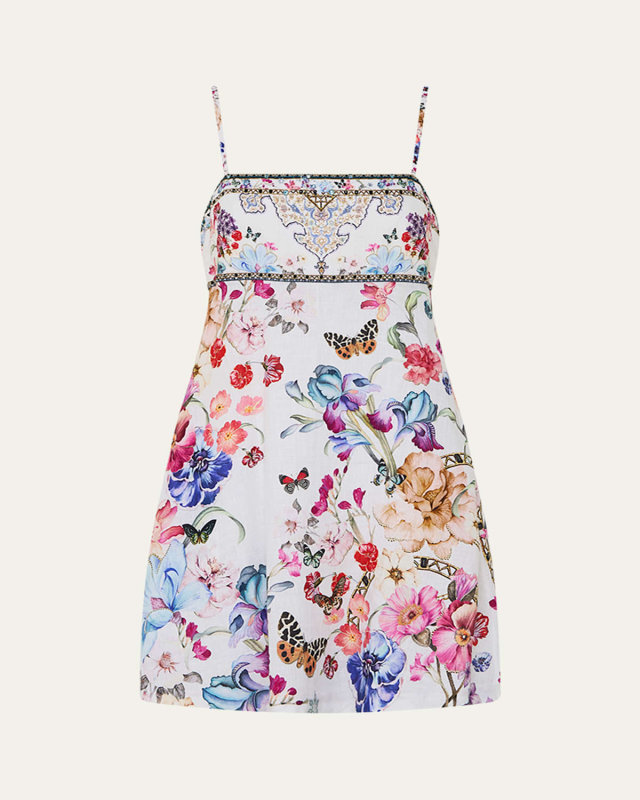 Monserrate Magic Mini Square-Neck Sundress